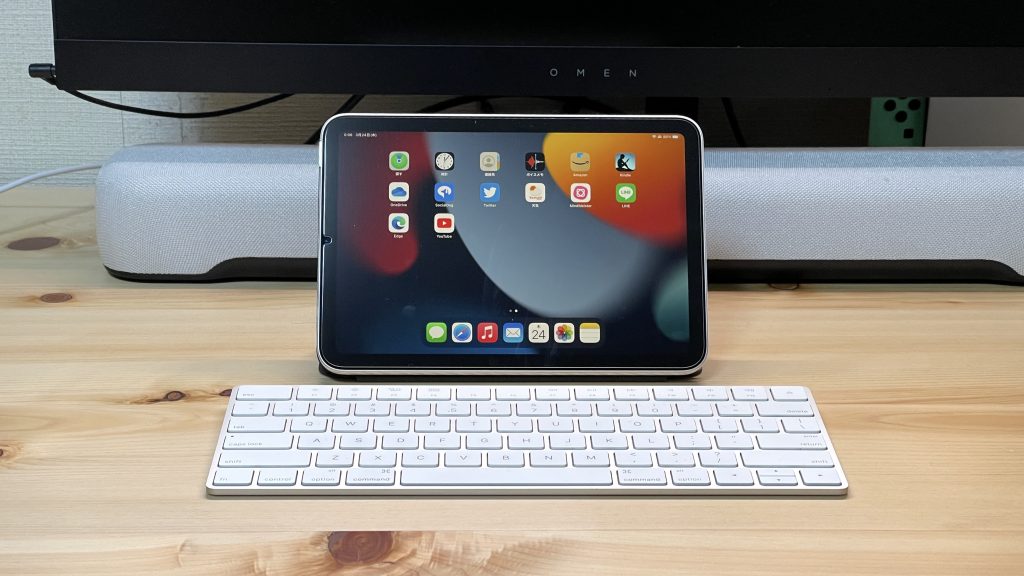 iPadminiにキーボードがあれば、小型パソコンの様に使える