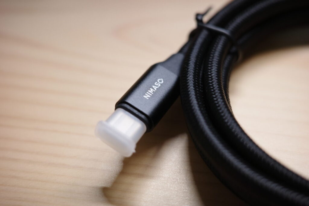 高質 ✨人気商品✨ NIMASO USB Type C ケーブル ブルー 2m